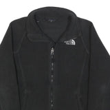 THE NORTH FACE Womens Black Jacket S Polyester Zip Fleece Outdoor Casual