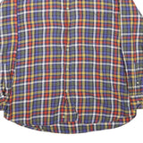 PAUL & SHARK Mens Multicolour Check Shirt L Button-Down Collar Long Sleeve