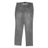 SEVEN7 Womens Jeans Grey Regular Straight Denim Medium W30 L30 Slim Classic Zip