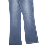 WALL FLOWER Womens Blue Regular Flared Denim Medium W30 L32 Stylish Cotton Blend