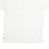 LEVI'S Mens White Darth Vader Graphic T-Shirt M Short Sleeve Crew Neck Cotton