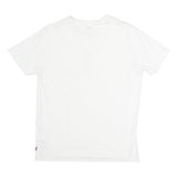 LEVI'S Mens White Darth Vader Graphic T-Shirt M Short Sleeve Crew Neck Cotton