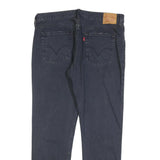 LEVI'S 501CT Womens Jeans Black Classic Straight Denim W36 L30 Stylish Detailed