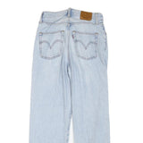 LEVI'S Womens Jeans Blue Regular Straight Denim Light W26 L26 Button Closure