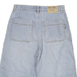 SANDOULI Womens Denim Blue Relaxed Fit Long Length Shorts S W26