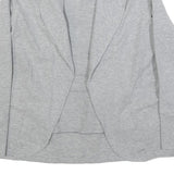 THE NORTH FACE Womens Grey Cotton Blend Drawstring Jacket S Jersey Classic