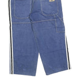 ROSKY Womens Blue Relaxed Straight Denim Medium W32 L26 Casual Sports Stripe