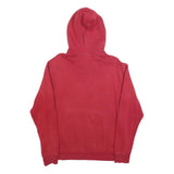 AIR JORDAN Mens Red Hoodie M Cotton Blend Pullover Casual Streetwear