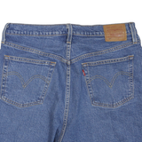 LEVI'S Womens Denim Blue Casual Shorts M W34 Distressed Frayed Hem
