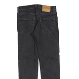 LEVI'S 502 Mens Jeans Black Slim Skinny Denim Raw W29 L26 Classic Zip Cotton