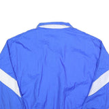 NEFF Mens Blue & White Sherwood Athletics Track Jacket L Nylon Zip