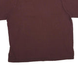 CARHARTT Mens Maroon Pocket T-Shirt 2XL Short Sleeve Crew Neck Cotton Workwear