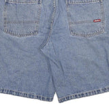 TRADERS Mens Denim Blue Casual Shorts 2XL W36 Cotton Blend Relaxed Fit