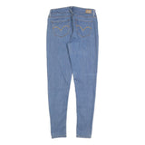 LEVI'S Womens Slim Blue Denim Slim Jeans W29 L30 Classic Fit Zip Closure