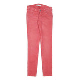 LEVI'S Womens Slim Pink Denim Slim Jeans W26 L29 Stylish Comfortable Casual