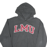 CHAMPION Mens Grey LMU Pullover Hoodie L Cotton Casual Comfort Sweatshirt