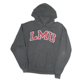 CHAMPION Mens Grey LMU Pullover Hoodie L Cotton Casual Comfort Sweatshirt