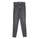 LEVI'S Mile High Super Skinny Big E Womens Jeans Black Slim Skinny Denim W28 L30