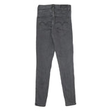 LEVI'S Mile High Super Skinny Big E Womens Jeans Black Slim Skinny Denim W28 L30