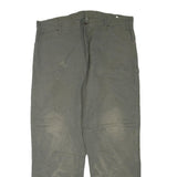 DICKIES Mens Grey Regular Fit Straight Denim Jeans W40 L30 Workwear Zip Closure