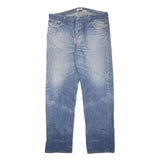 LEVI'S 501 Mens Jeans Blue Regular Straight Denim Light W38 L33 Classic Button