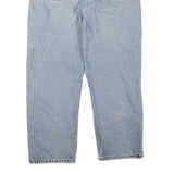 CARHARTT Mens Regular Fit Light Blue Denim Jeans W36 L30 Workwear Zip Closure