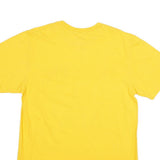 ADIDAS Mens Yellow Fearless Graphic T-Shirt L Short Sleeve Crew Neck Cotton