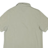 JACK WILLS Mens Green Short Sleeve Plain S Cotton Blend Polo Shirt Classic Fit