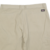 DICKIES Mens Shorts Beige Casual XL W40 Cotton Blend Workwear Chino
