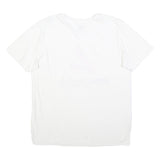 NIKE Mens White BSN Sports Graphic T-Shirt L Short Sleeve Crew Neck