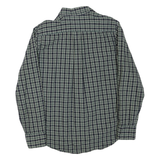 TOMMY HILFIGER Mens Green Check Shirt L Button-Down Collar Long Sleeve Cotton