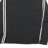 ADIDAS Womens Black & White Classic Zip Up Polyester Blend Track Jacket L