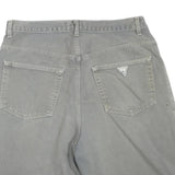 GUESS Mens Shorts Grey Casual M W34 Cotton Blend Comfortable Fit