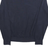 TOMMY HILFIGER Mens Navy Plain Cotton Crew Neck Basic Knit Jumper M Classic