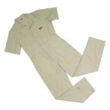 DICKIES Mens Beige Workwear Dungarees Regular Fit Polyester Blend S W35 L30