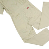 DICKIES Mens Beige Workwear Dungarees Regular Fit Polyester Blend S W35 L30