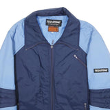 TED STONE Mens Blue & Navy Zip-Up Polyamide Jacket XL Lightweight Casual