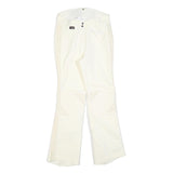 ALLSPORT Lined Womens Regular White Polyester Blend Zip Trousers W28 L30
