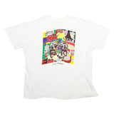 Mens White Graphic T-Shirt L Short Sleeve Crew Neck Art Of Malaysia Print