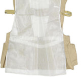 BOB ALLEN Mens Beige Fishing Mesh Button Jacket M Polyester Blend Outdoor