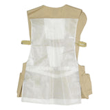 BOB ALLEN Mens Beige Fishing Mesh Button Jacket M Polyester Blend Outdoor