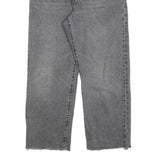 LEVI'S 501 BIG E Womens Jeans Grey Regular Straight Denim Raw W30 L24 Button