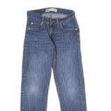 LEVI'S 541 Womens Jeans Blue Slim Straight Denim Medium W27 L27 Zip