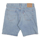 LEVI'S Womens Denim Blue Casual Shorts L W36 Button Fly Classic Fit