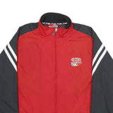 CHASE AUTHENTICS Mens Red & Black DuPont Motorsports Zip Jacket M Polyester