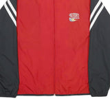 CHASE AUTHENTICS Mens Red & Black DuPont Motorsports Zip Jacket M Polyester