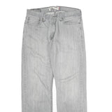 LEVI'S Mens Regular Fit Straight Leg Denim Light W33 L32 Grey Casual Jeans