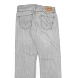 LEVI'S Mens Regular Fit Straight Leg Denim Light W33 L32 Grey Casual Jeans