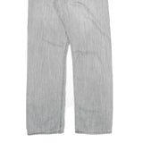 LEVI'S Mens Regular Fit Straight Leg Denim Light W33 L32 Grey Casual Jeans