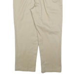 DICKIES Mens Regular Fit Beige Cotton Blend Trousers W38 L30 Workwear Zip